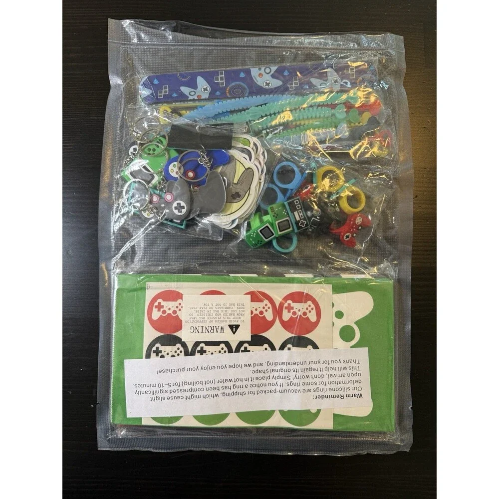 110PCS Video Game Party Favors Gamer Birthday Goodie Bags Stickers Set